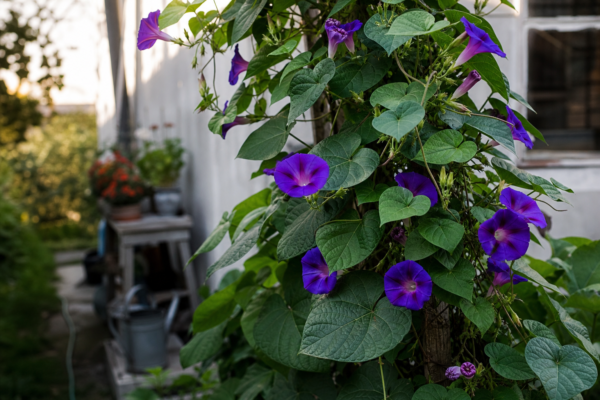 Zorele (Ipomoea purpurea): ce condiții cere și cum o îngrijești