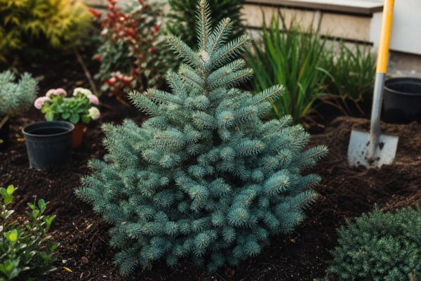 Molid argintiu (Picea pungens) – sfaturi pentru plantare, creștere și întreținere