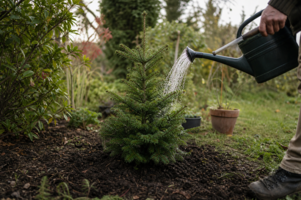 Brad de Crăciun (Abies nordmanniana) – plantare, udare și întreținere