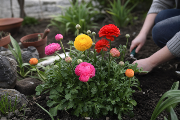 Ranunculus asiaticus – condiții de creștere, plantare și îngrijire