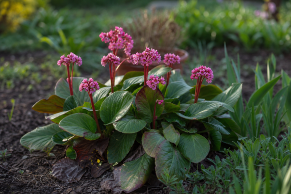 Bergenia cordifolia – plantare, îngrijire și greșeli de evitat