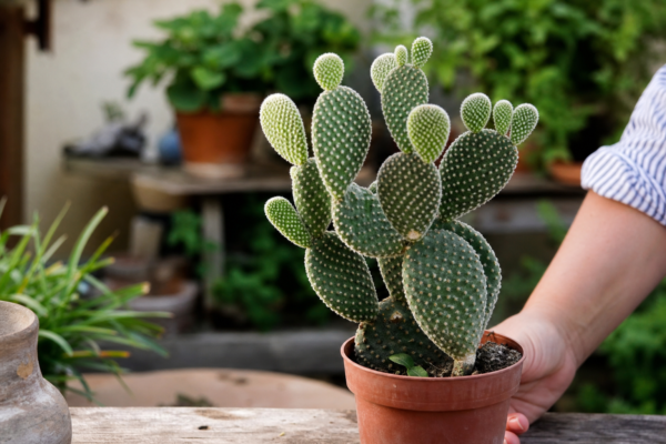 Limba-soacrei (cactus) (Opuntia microdasys): ce condiții cere și cum o îngrijești