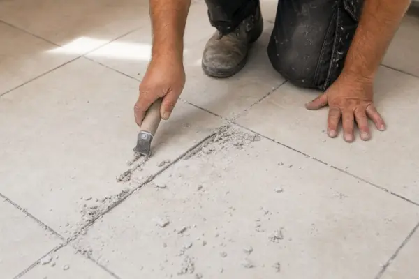 Cum îndepărtezi chitul vechi dintre plăcile ceramice