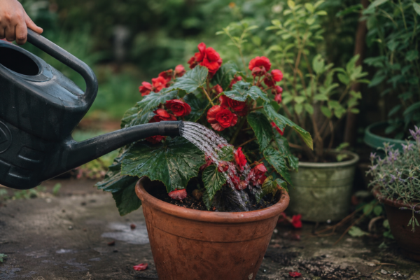 Begonie tuberoasă (Begonia tuberhybrida) – plantare, udare și întreținere