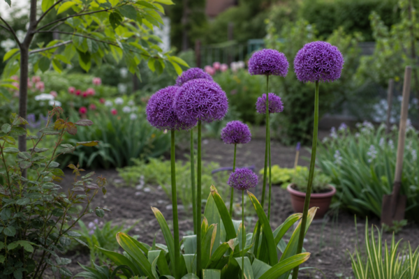 Allium ornamental (Allium giganteum) – ghid practic de plantare și îngrijire