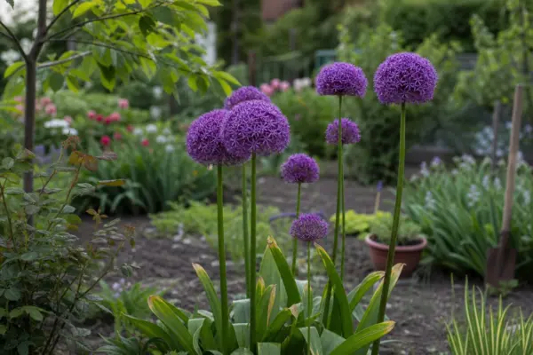 Allium ornamental (Allium giganteum) – ghid practic de plantare și îngrijire