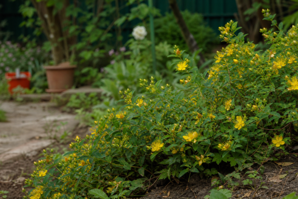 Sunătoare arbustivă (Hypericum calycinum) – ghid practic de plantare și îngrijire