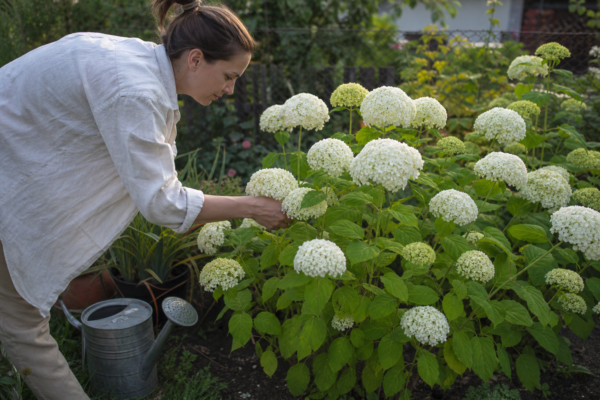 Hortensie Annabelle (Hydrangea arborescens) – plantare, udare și întreținere