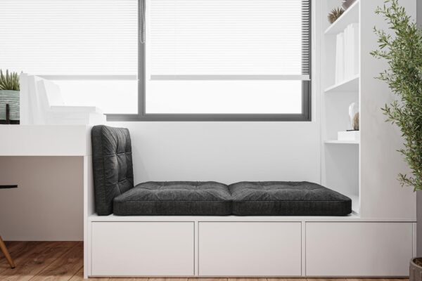 Idei de depozitare pentru un living mic fără mobilier masiv