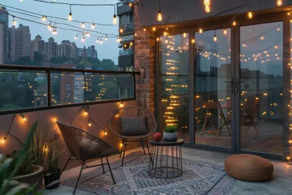 Cum iluminezi balconul pentru seri plăcute în aer liber