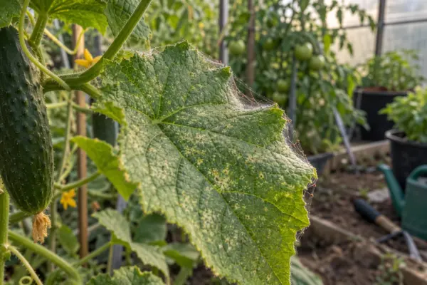 Acarieni pe plantele din seră: ce verifici pe partea inferioară a frunzelor