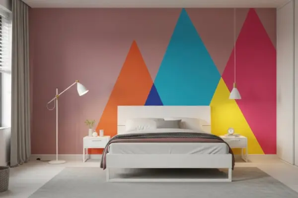 Idei pentru peretele din spatele patului: de la vopsea la panouri decorative